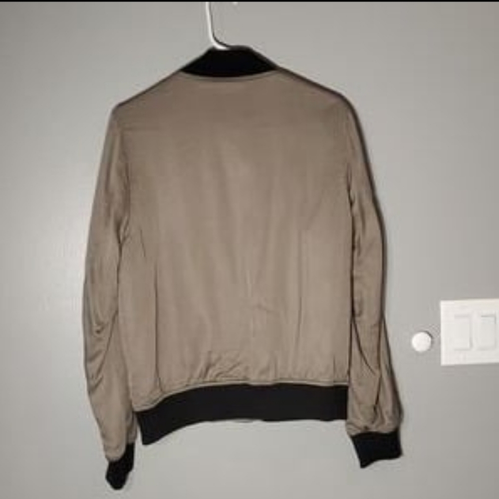 Light Olive Green Bomber Jacket - NWT - Picture 4 of 9